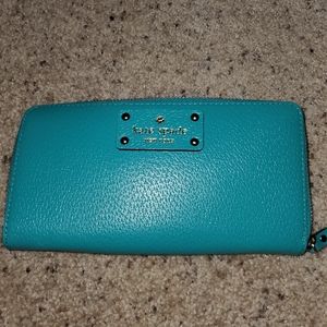 Turquoise Kate Spade wallet